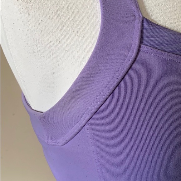 Athleta Cross Back Light Purple Athletic Tank Top - Picture 5 of 7